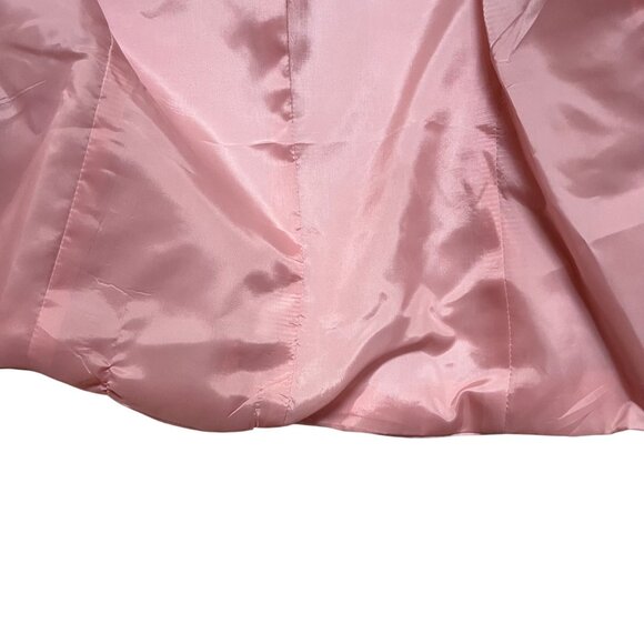 Laura Scott Tailored Pink Linen Blend 2-Piece Pant Suit Career Office 16P‎ READ - Picture 10 of 15